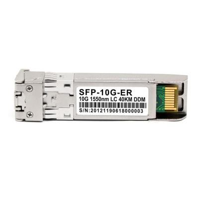 China Best FTTH Price 10g 40km 1550nm sfp+ Single Mode Fiber SFP Transceiver 10g Er LC Dual Mode SFP Modulen for sale