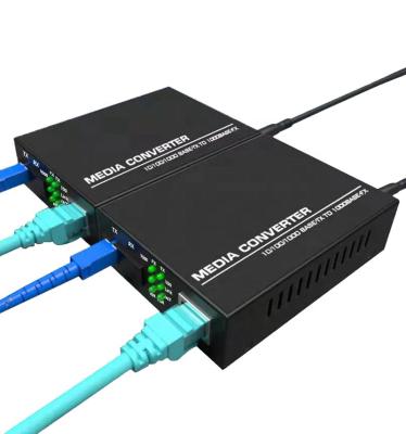 China FTTH Network Manufacture Media Converter 10/100/1000M 40km Chinese Single Mode Fiber Media Converter FTTH FTTxFTTB for sale