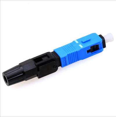 China FTTH SC/UPC Quick Connector Blue for sale