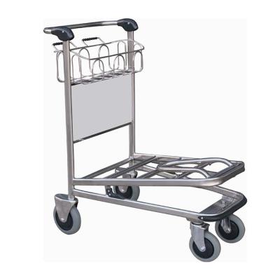 China Airport Trolley Good Price Luggage Caster Four Wheels Passenger Baggage Airport Trolley Cart for sale