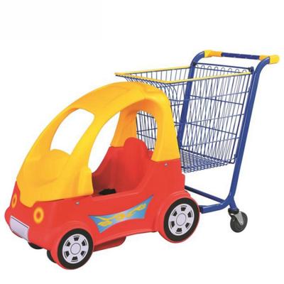 China Unveiling of 2020 Plastic Supermarket Kids Shopping Trolley Toy Cars with Kids Car for sale