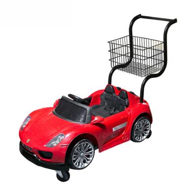 China Unveiling 2020 Cast Iron Supermarket Children Kids Toy Shopping Trolley With Toy Car Seat for sale