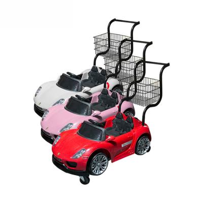 China 2020 Unveiling Supermarket Children Kids Metal Supermarket Toy Trolley Shopping Trolley for sale