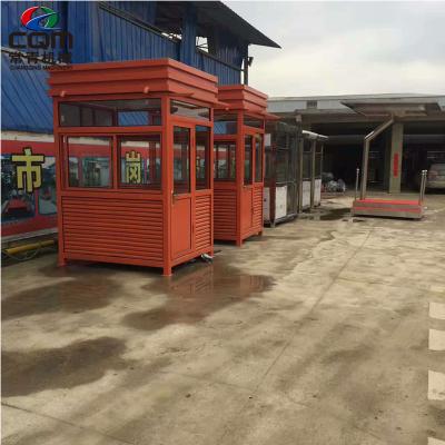 China Chinese manufacturers sentry box / security guard prefab sentry box for sale