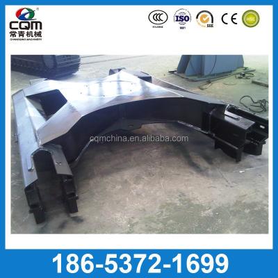 China Rubber / Steel Excavator Chassis Truck Chassis Frame Manufacturers 0.5T To 120T for sale