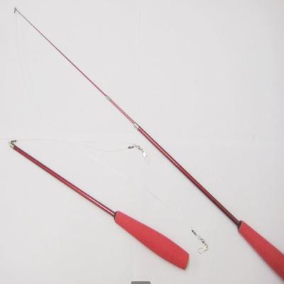 China Viable High Quality Red EVA Handle With Different Color Rod Cat Magic Wand Rod Cat Enigma Cat Telescoping Fishing Rod for sale