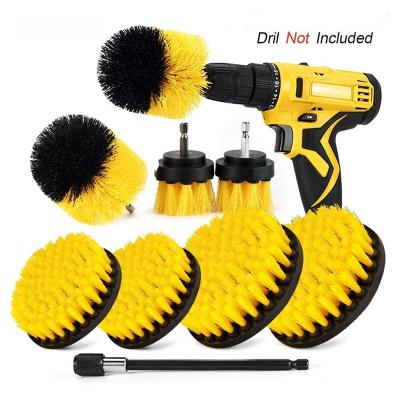 China Sustainable Premium Soft Clean Set PP Abrasive Stiffen Brush Electric Drill Clean Brush for sale