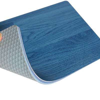 China Modern Wooden Colors PVC Plastic Anti-silp Vinyl Flooring Roll For Basketball Court for sale