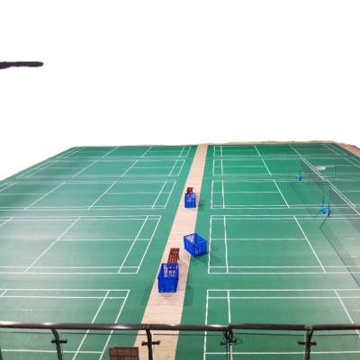 China USA modern green color 6.0mm soccer football court construction vinyl sports flooring sheet 8.0mm futsal for sale