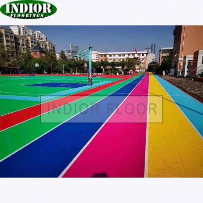 China Other Wholesale Waterproof Interlocking Mat Tiles 100% New PP Plastic Garage Interlocking Tile Flooring for sale