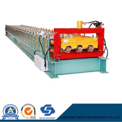 China Client Customize Steel Sheet Floor Tile Auto Car Carriage Plate Steel Panel Roll Forming Machine for sale