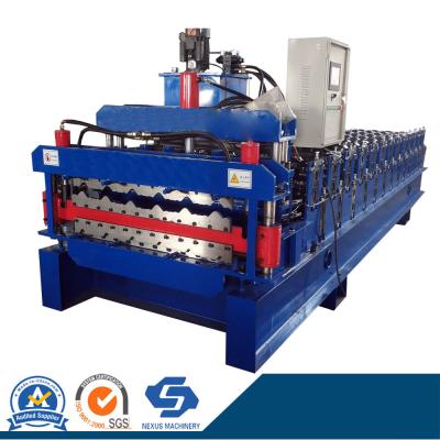 China Steel Tech Roofing Double Layer Cold Roll Forming Machine Used in Machinery for sale