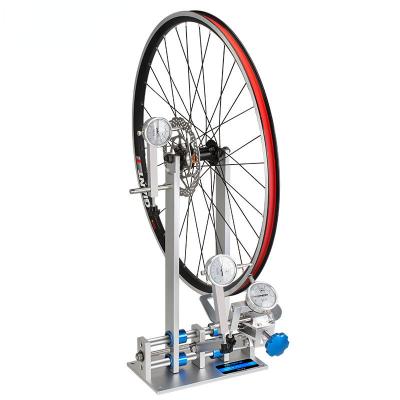 China TOOPRE Aluminum Alloy Bike Rim Adjustment Platform Mountain Bike Rim Calibration Stand Wheel Set Correction Frame for sale