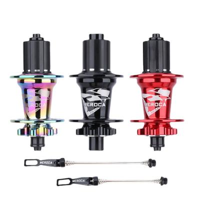 China Aluminum Alloy MEROCA 9 Bicycle Hubs 5 MTB Mountain Bike 8 Ratio Hub 10 11 Speed ​​Freehub Ratchet 6 Pawls 32 Furos For Shimano Hg Cassette for sale