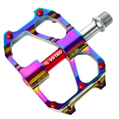 China Color Pedal Road Bike Folding Bicycle Pedal Electroplating Accessories Mountain Bike Folding Bicycle Mountain Bike Pedal for sale