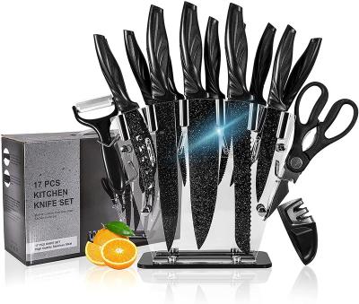 China Sustainable Multifunctional Stainless Steel Kitchen Tool Chef Knives Set for sale