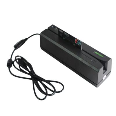 China Hospitality Writer USB 3 Lanes Portable Magnetic Stripe Card Reader for sale