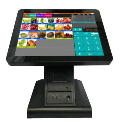 China Windows 152TT POS System 58mm Thermal Printer In Capacitive Touch 15inch/15.6inch 15inch 15.6inch POS Machine for sale