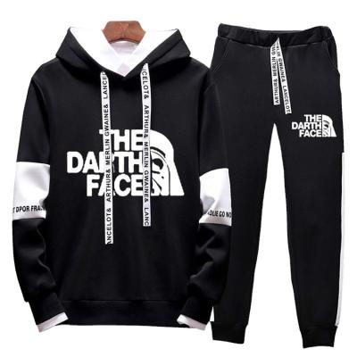 China Anti-Wrinkle Solid Color High Quality Letter Printed Long Sleeve Pants Sweatpants And Hoodie Set Mens Hoodies And Sweatshirts Mens Hoodies for sale