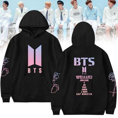 China custom Anti-wrinkle logo o neck love each other high quality kpop print hoodies T-shirt for sale