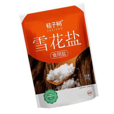 China China Food Grade Moisture Proof Bag Factory Customized Self Supporting Plastic Seasoning Bag Edible Salt Zipper Bag for sale