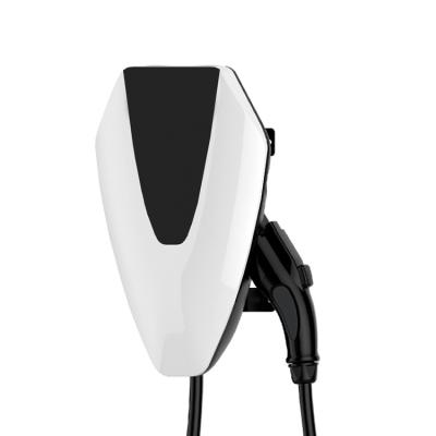 China Fast Charging New Energy 32A 7KW EV Wall Mounted Fast Electric Car Charger for sale