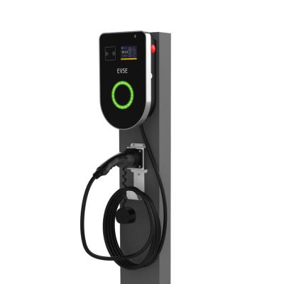 China Charging electric vehicle level 2 wallbox wallbox type2 5m gbt 12kw 50A smart ev charger for sale