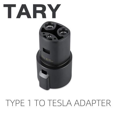 China Type 1 to Tesla EV 60Amp 250V Adapter for TESLA Transformer SAE J1772 US Standard Charging TA-AC Charging Gun for sale