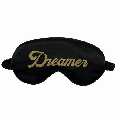 China People Customize Wholesale Silk Satin Eyemask Eyemask For Sleep Colorful Eye Compress For Hotel Travel Home SPA for sale