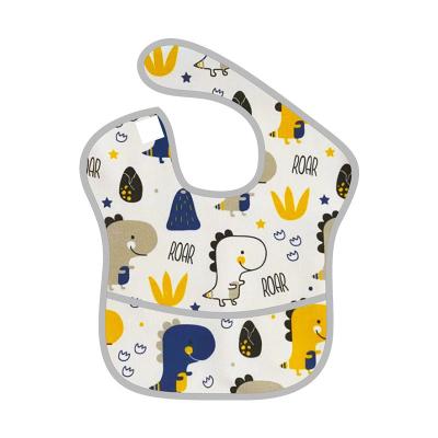 China Washable 6-24 Months Waterproof Adjustable Toddler Bib Feeding Baby Soft Bibs Stain And Smell Resistant Washable Baby Bibs for sale