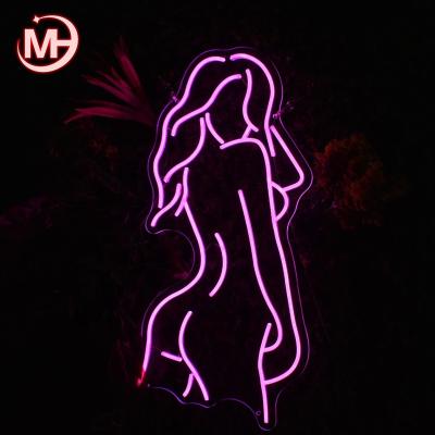 China Decoration Drop Shipping 2022 Popular Led Custom Neon Sign Advertising Custom Neon Light Signs For Pretty Girl for sale