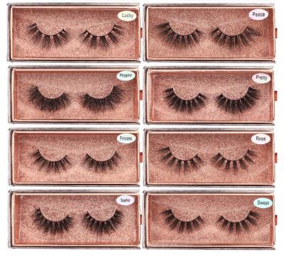 China 3D Mink Lashes Create Your Own Private Label Natural Soft False Eyelashes Custom Packaging Box for sale