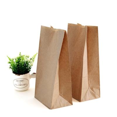 China Recyclable Custom Shopping Gift Handle Printing Food Catering Packaging Small Paper Bag Your Own Logo Bag White Brown Kraft Paper for sale