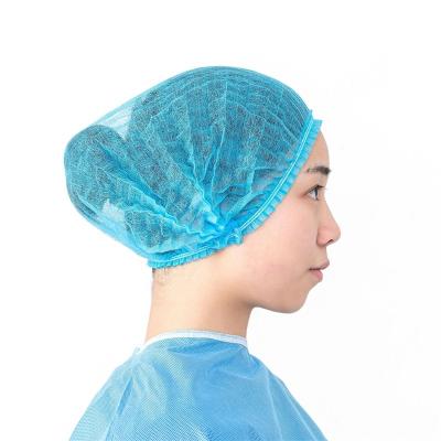 China Eco-Friendly Disposable Chef Capes Worker For Man Hair Clip Buffing Caps Disposable Hair Net Capes for sale