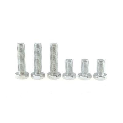 China Factory Wholesale 8.8 Flat Bolt Carbon Steel Stainless Expansion Bolt White Color for sale