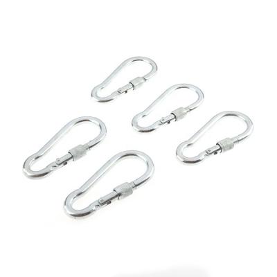 China Heavy Industry Heavy Industry 304 316 Stainless Steel Carbine Spring Snap Hook Clip Carabiner Metal Snap Hook for sale