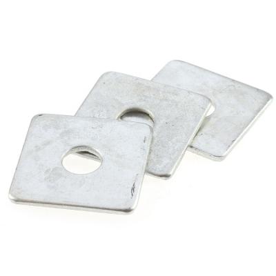 China Customized Construction Industry Hot Sale Carbon Steel Galvanized Flat Square Joint Gaskets With Round Holes for sale