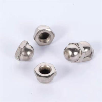 China 304 High Quality Pulling Nut Cap Furniture Connector Acorn Nut 6mm Round Acorn Nuts for sale