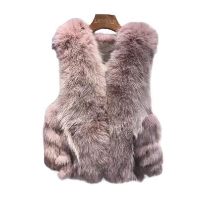 China Anti-Wrinkle Women's Faux Fur Vest Waistcoat Sleeveless Body Jacket Warmer Coat Outwear Winter Warm Overcoat Where Long Jacket Parka Outwear for sale