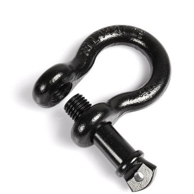 China Carbon Steel D Ring Shackles 4.75Ton 3/4 Shackle for Recovery Tow Strap for sale