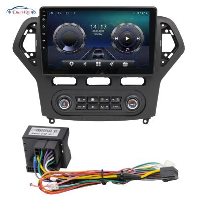 China 10inch Android 2 screen dvd screen car radio multimedia audio VCR car stereo din for Ford Mondeo 2007-2010 for sale