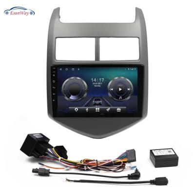 China Android 9.0 Car Radio Stereo GPS LE RDS Multimedia Player For Chevrolet Aveo 2 T300 2011-2015 Sonic Car 2din Player NO DVD for sale