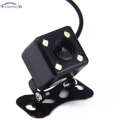 China Universal CCD Reverse Backup Camera HD Rear View Light Adjustment 4led Auto Reverse Camera 4LEDCAM1 for sale