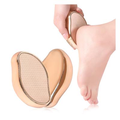 China Foot Care Nano Egg Shell Mango Shape Dead Skin Glass Callus Removing Foot File Heel Foot Grinder for sale