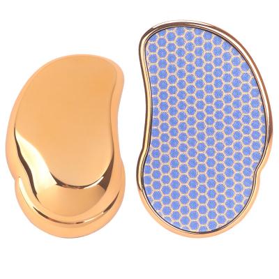 China Convenience Pedicure Foot Backrest Professional Pedicure Nano Glass Callus Remove Double Sided Foot Scraper for sale