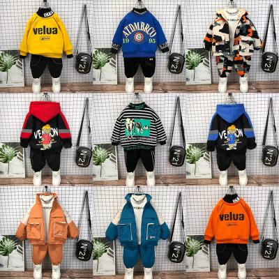 China Breathable High Quality 2pcs Kids Hoodies Hot Sale Baby Clothing Kids Set Children's Jogging Suit for sale