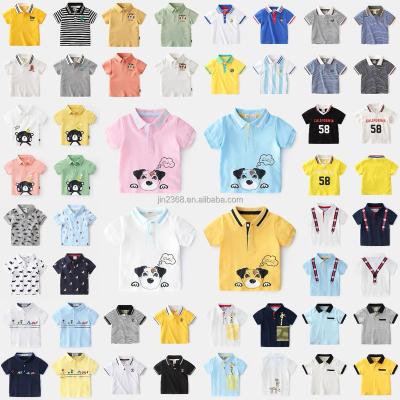 China Anti-Shrink Wholesale Boys T-shirts & Polo Shirts Blank Kids School Uniform Cotton Children Polo Shirt for sale