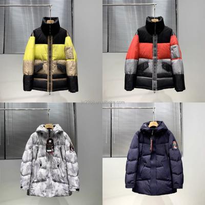 China Anti-wrinkle High Quality Men's Light Weight Down Jacket With Hood Windproof Ultralight Hooded Feather Winter Jacket Coat for sale