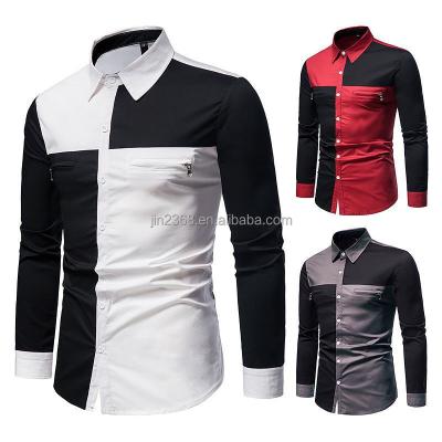 China Anti-pilling men's shirts 2023 100% cotton long sleeve formal accept for sale