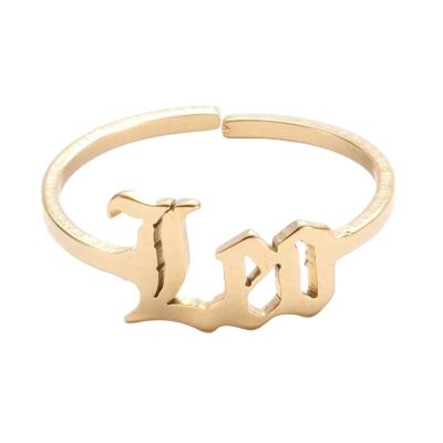 China Hot Sale Lead Free Nickel Do Not Shape Trendy And Fashionable Zodiac Ring For Personal Decoration for sale